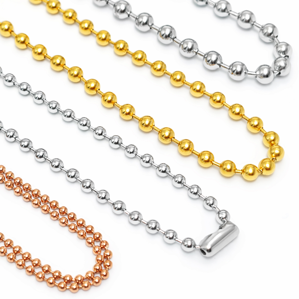 강아지 볼체인 목걸이줄 / 반려견 소형견 대형견 중형견 고양이 목걸이줄만, 1개, 골드 6,000원