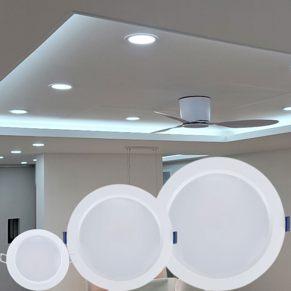 LALUCE LED 다운라이트 3 4 5 6 7 8인치 매립등 모음 다양한 타공사이즈 7,400원