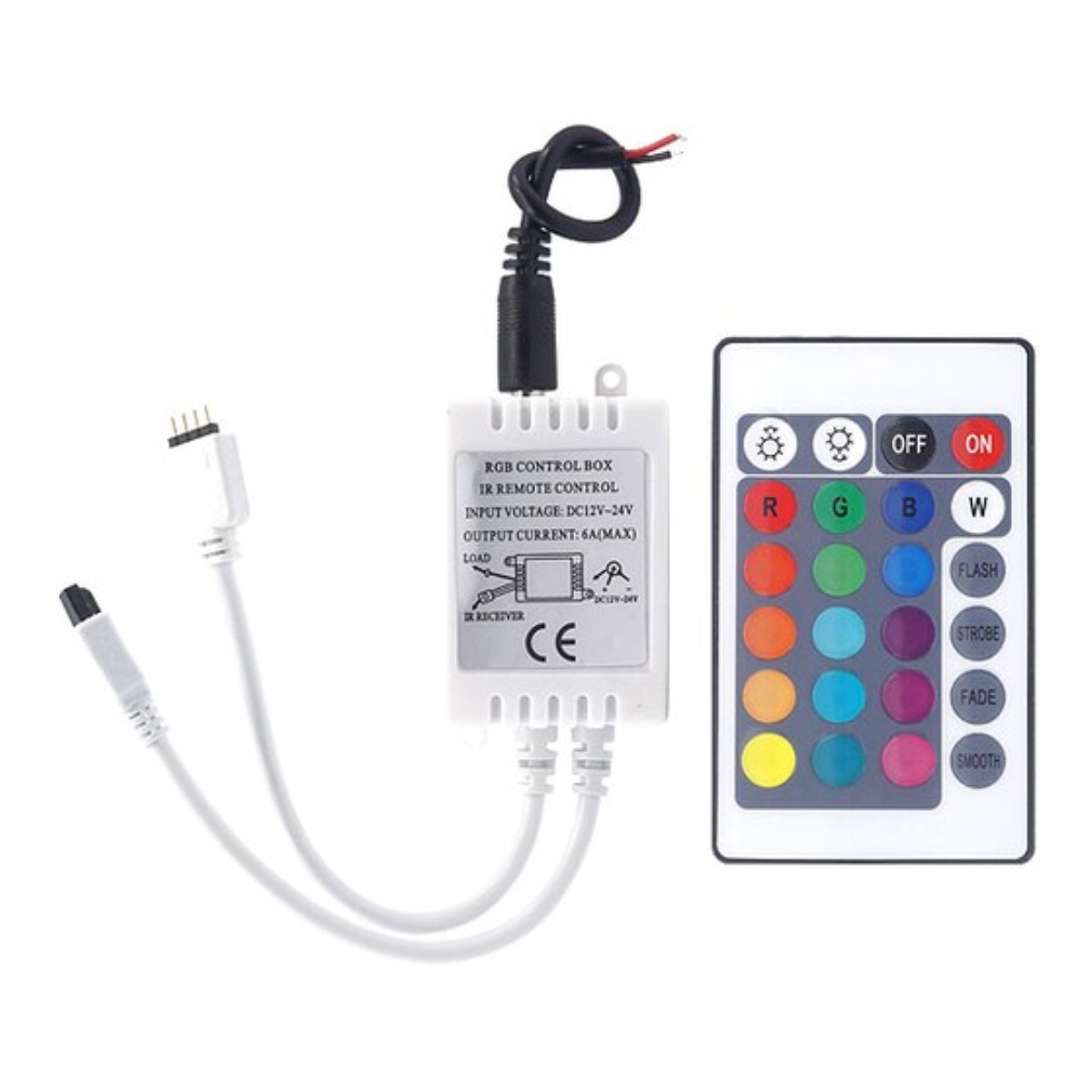 삼항LED RGB LED컨트롤러모듈+무선리모컨 세트, 12v 1개, 1개 7,810원