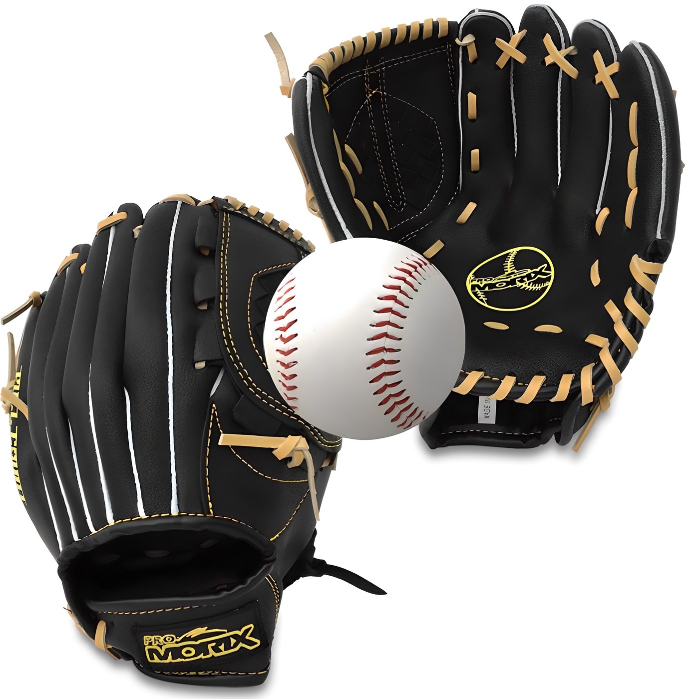 프로모릭스 풀카운트 야구 글러브 우투용 10.5 2p + 안전 야구공 세트 45,400원