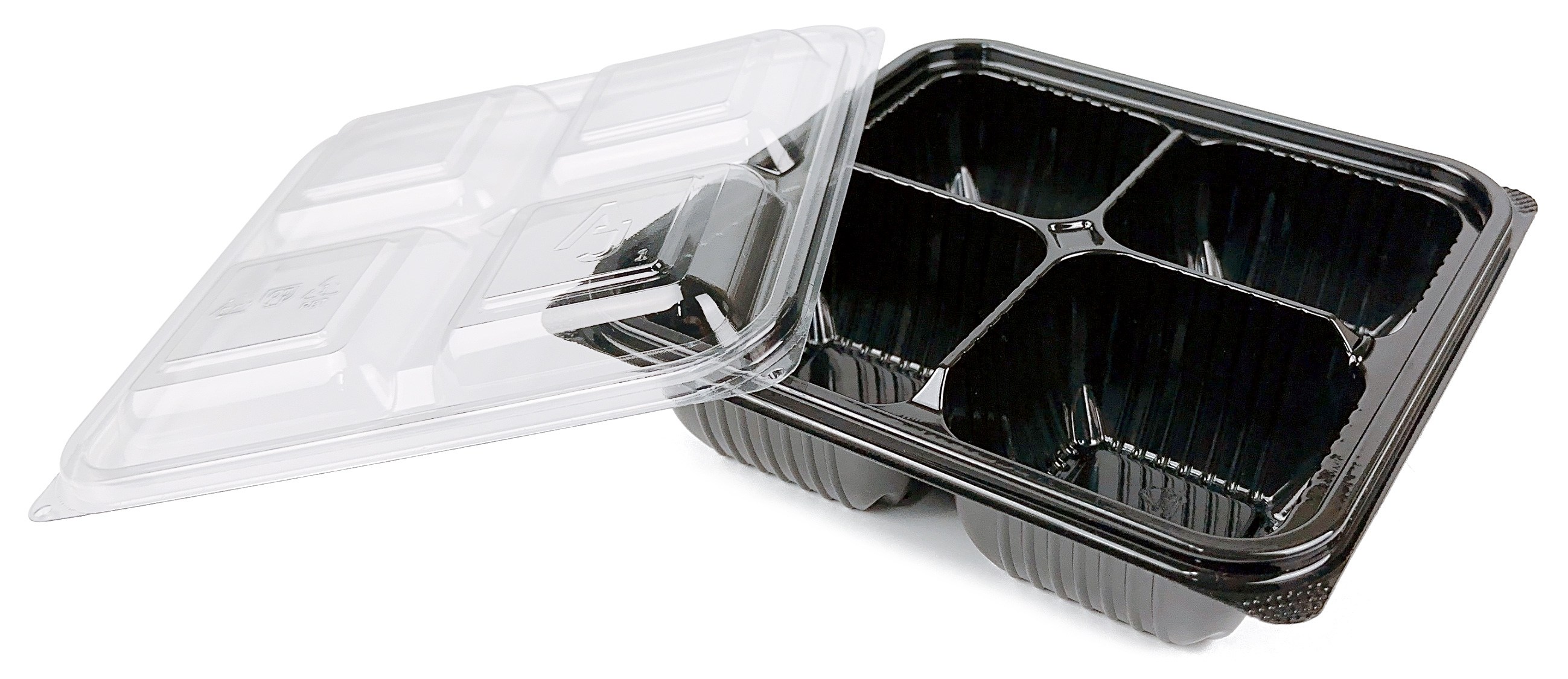 일회용 4칸 반찬용기 넉넉한 나눔용기, 1개, 100세트 31,900원