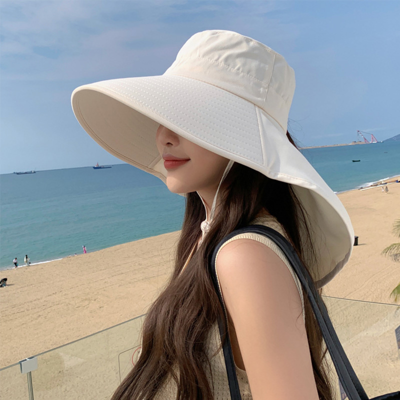 온업 여성 썬캡 햇빛가리개 와이드 버킷햇 9,800원