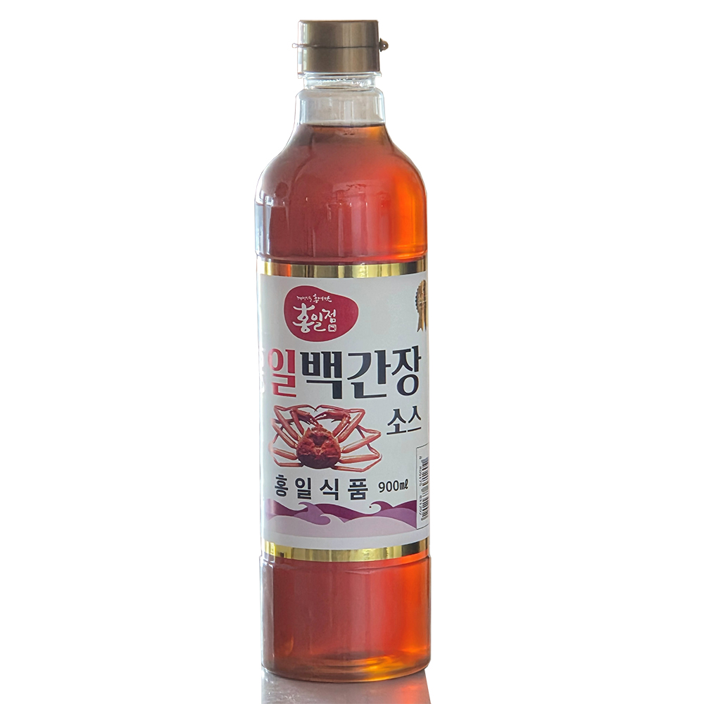[류맛간장]홍일식품 진해총판 홍일백간장소스 국내산 살아있는 홍게와 신선한 야체 추출액 깔끔하게 만들었습니다., 1개, 900ml 8,000원