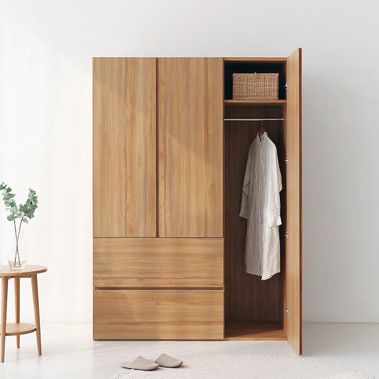 마켓비 숄리드 드레스룸 옷장세트 3문 1350 WRM195135, 캄포어베니어 9759.8231 390,000원