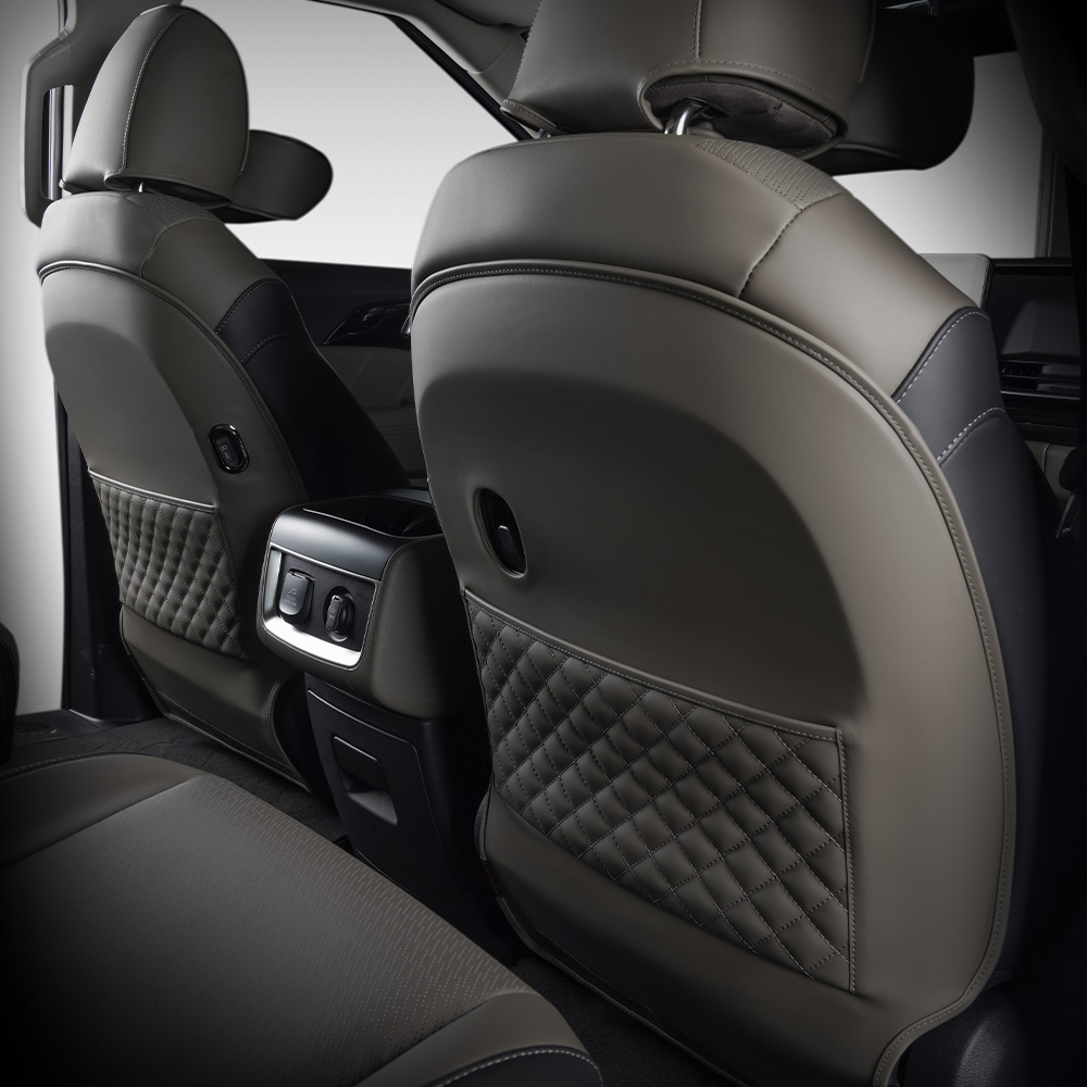 크레이지몬스터 4세대 카니발 KA4 페이스리프트 시트백커버 킥매트 좌우세트, 토프 (좌우세트), 1개 49,800원