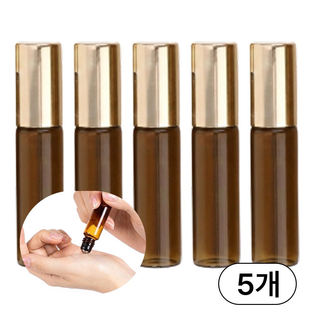 솔리마켓 스텐볼 갈색 차광 롤온 향수 공병 5ml 7,900원