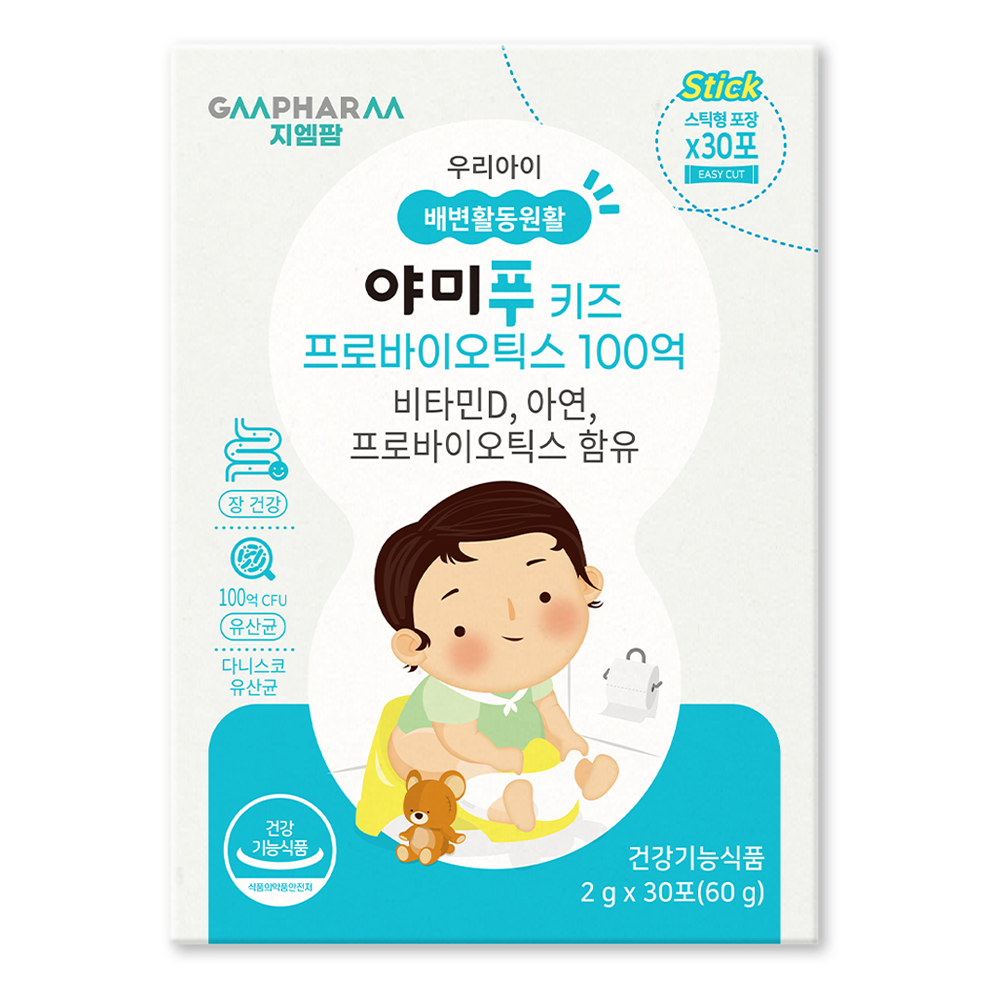 지엠팜 야미푸 키즈 프로바이오틱스 100억, 60g, 1개 28,000원