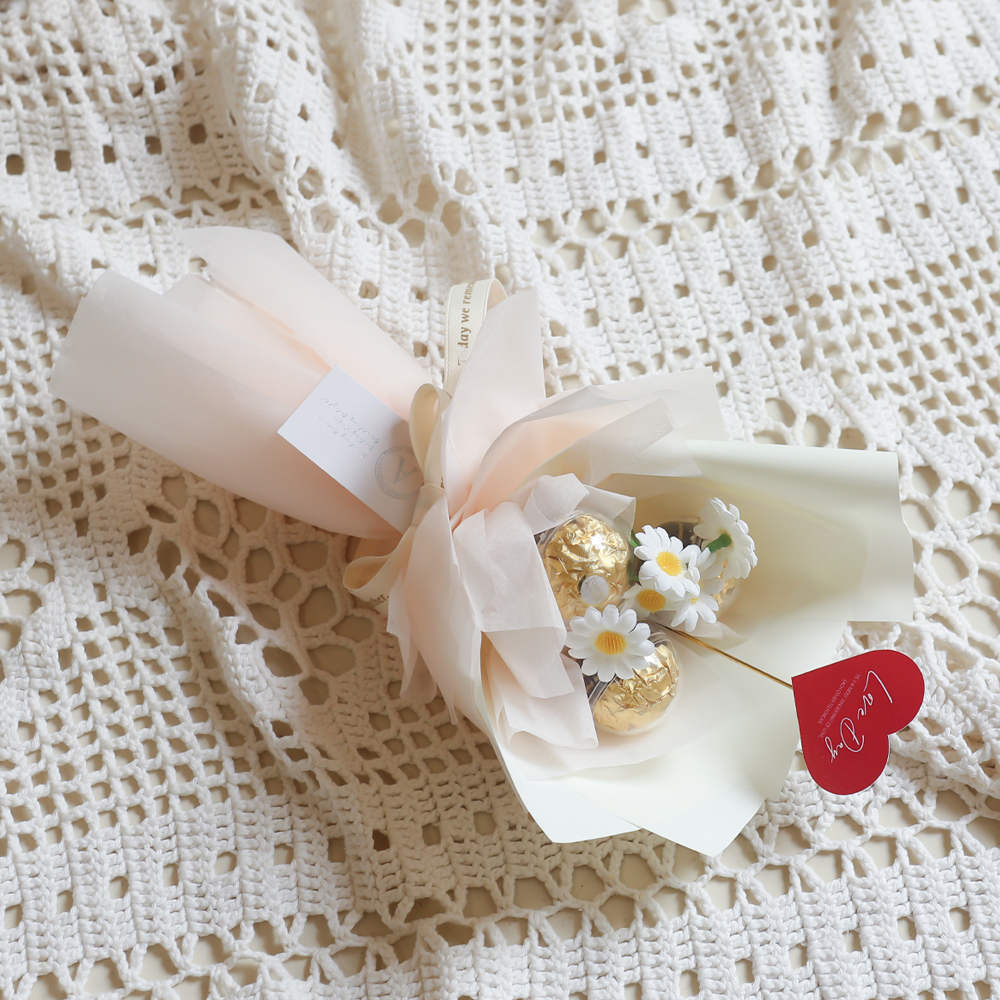 아스파시아 해피 데이지 페레로로쉐 3T 꽃다발, 현재가 8,900원