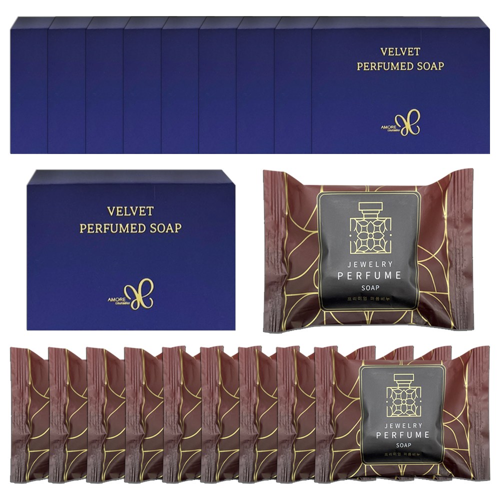 아모레 벨벳 퍼퓸드솝 5개 + 태광 주얼리 퍼퓸 향기 비누 5개 20,930원