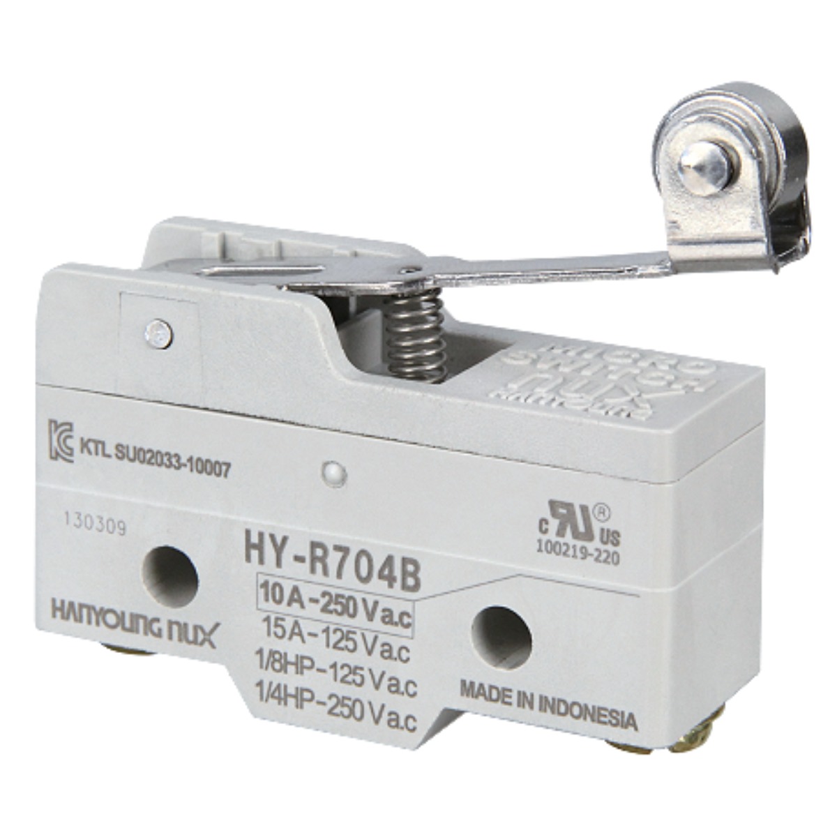 한영넉스 HY-R704B 마이크로 스위치 힌지 롤러 중 레버형 2,940원