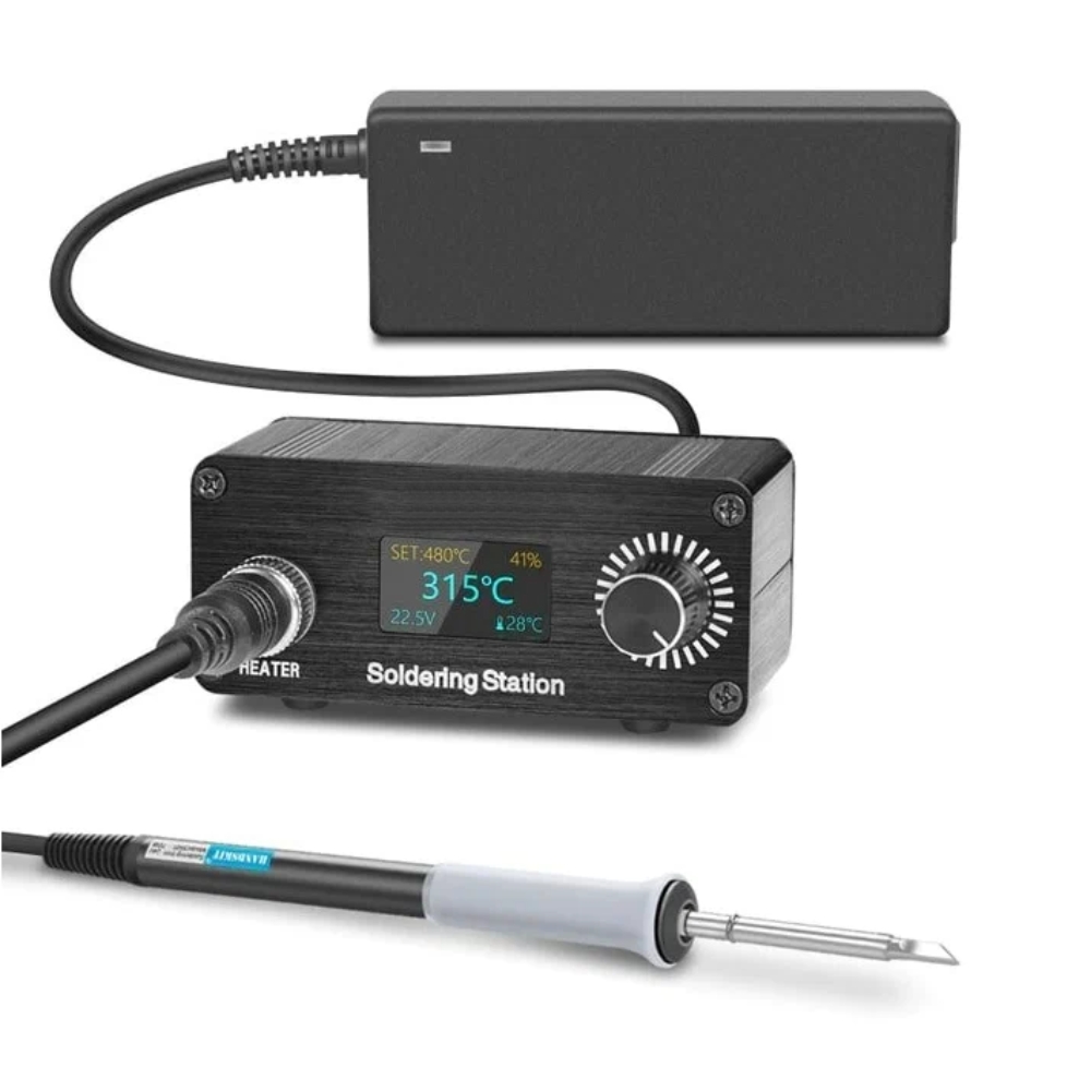 납땜기 디지털 고주파 온도조절 인두기 미니형 38mm PCB 납땜, 1개 32,500원