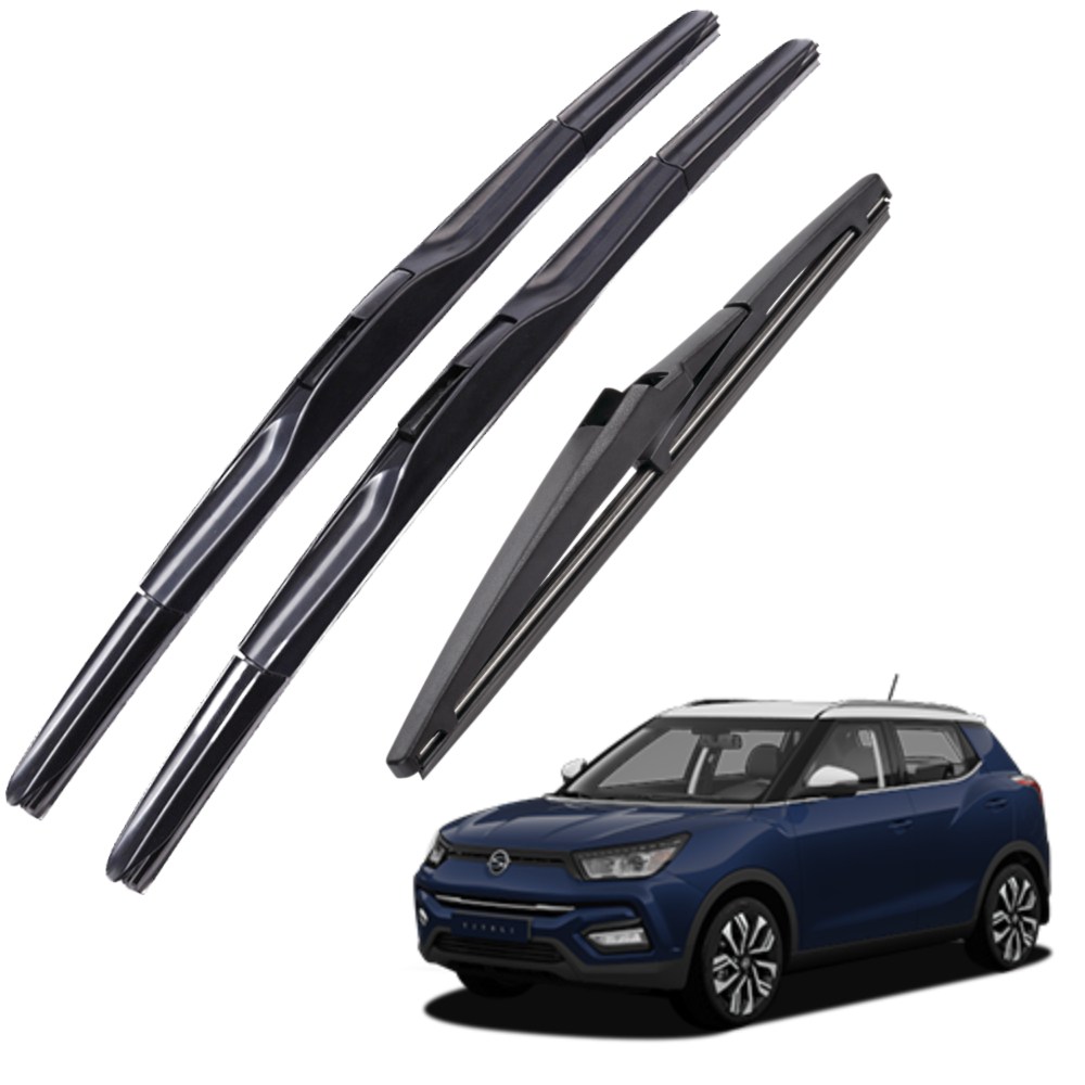 KGM 자동차 호환 베리뉴 티볼리 아머 에어 차량용 하이브리드 와이퍼 윈도우브러쉬 전면 후방 1+1+1 19,800원