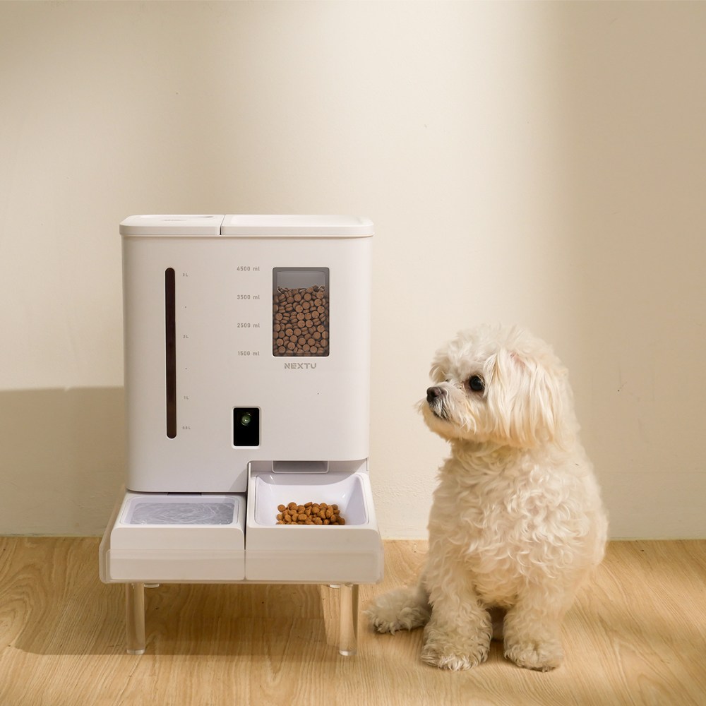 펫지니 올인원 반려묘 반려견 스마트캠 일체형 자동급식 급수기 24,600원