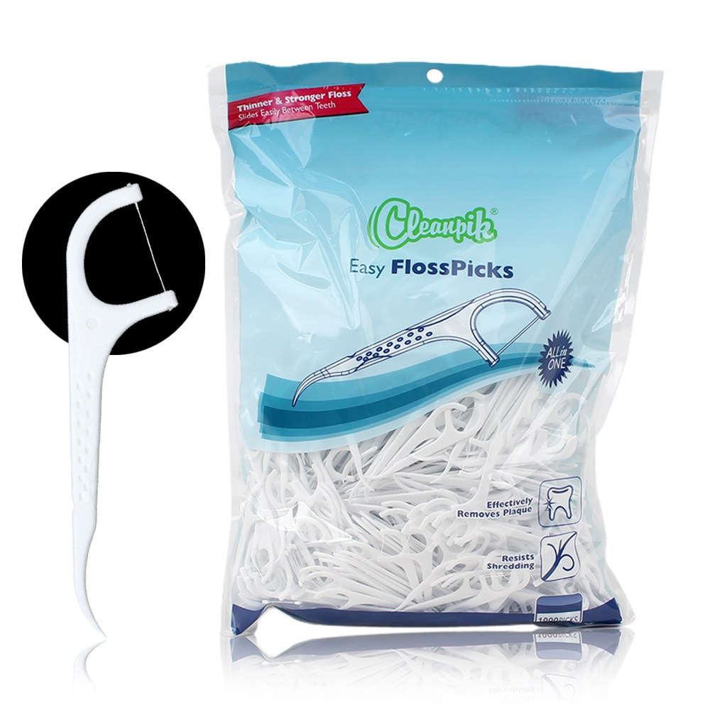 클린픽 심플 플로스픽스 일회용 치실 대용량 손잡이 16,900원
