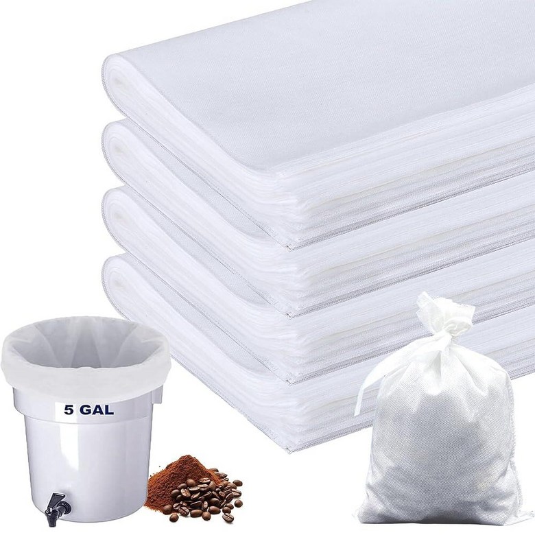 YURICK 50팩 상업용 콜드 브루 커피 필터, 18.9L(5갤런) 버킷용, 50.8 x 50.8cm(20 20인치) 백, 모델 메이커용, 최대 2.3kg(5파운드) 추출 143,000원