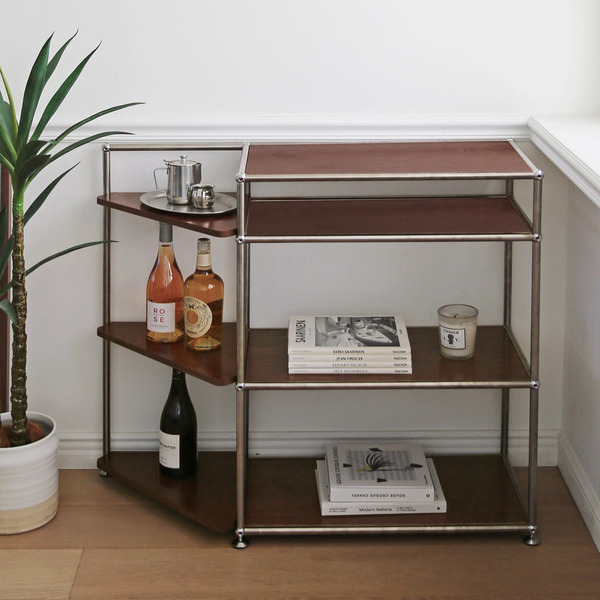 에프룸 미드센츄리 코너장 선반 결합형 모듈 다용도선반 틈새선반 319,000원