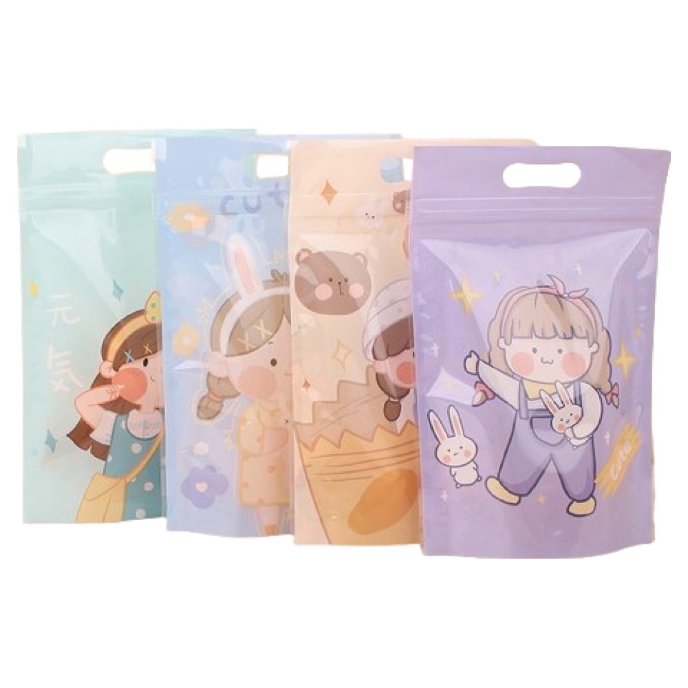 마켓감성 큐티 손잡이 구디백 4종 x 24p + 4p 랜덤발송 세트 11,810원