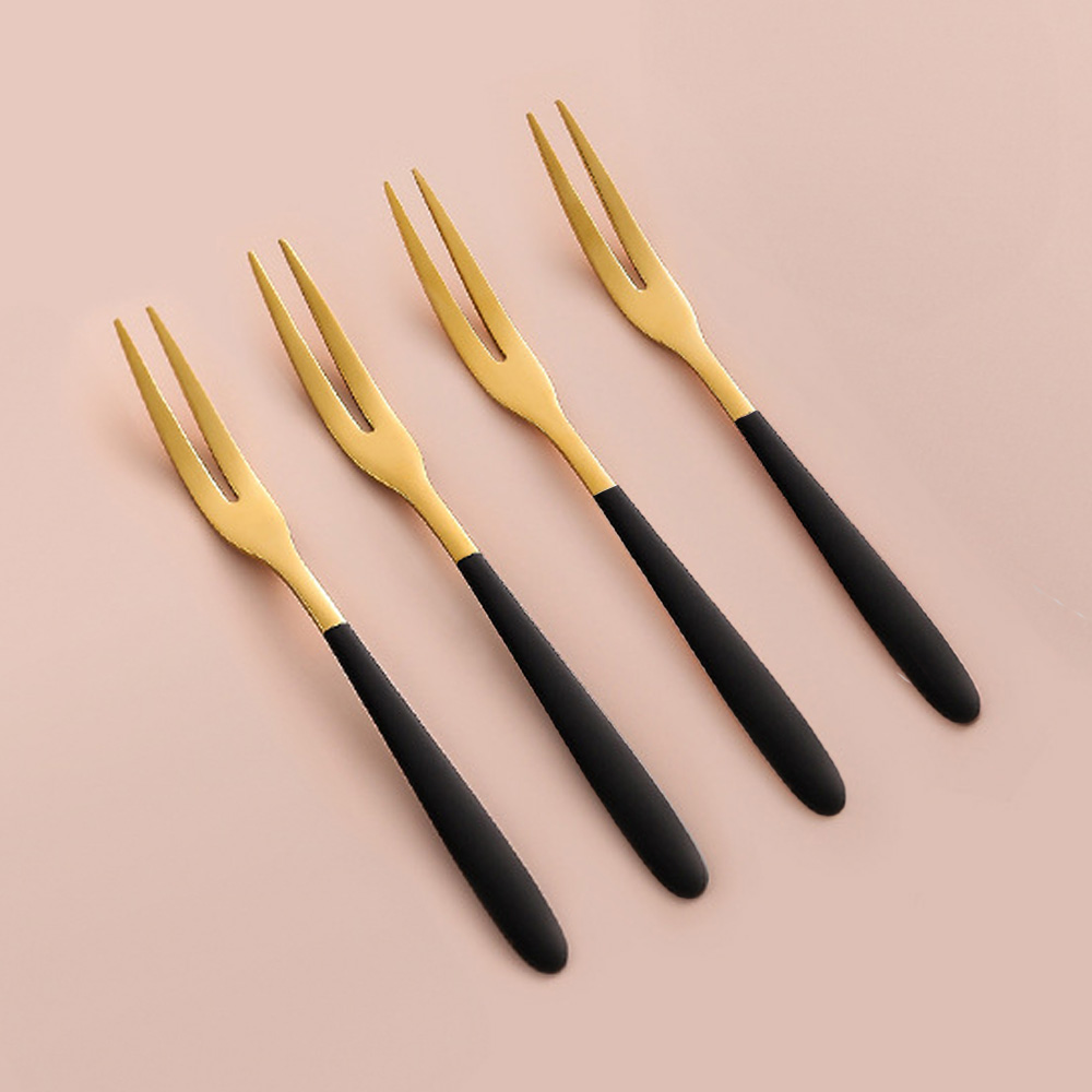 유로피안 티포크, 블랙 골드, 4개 6,900원