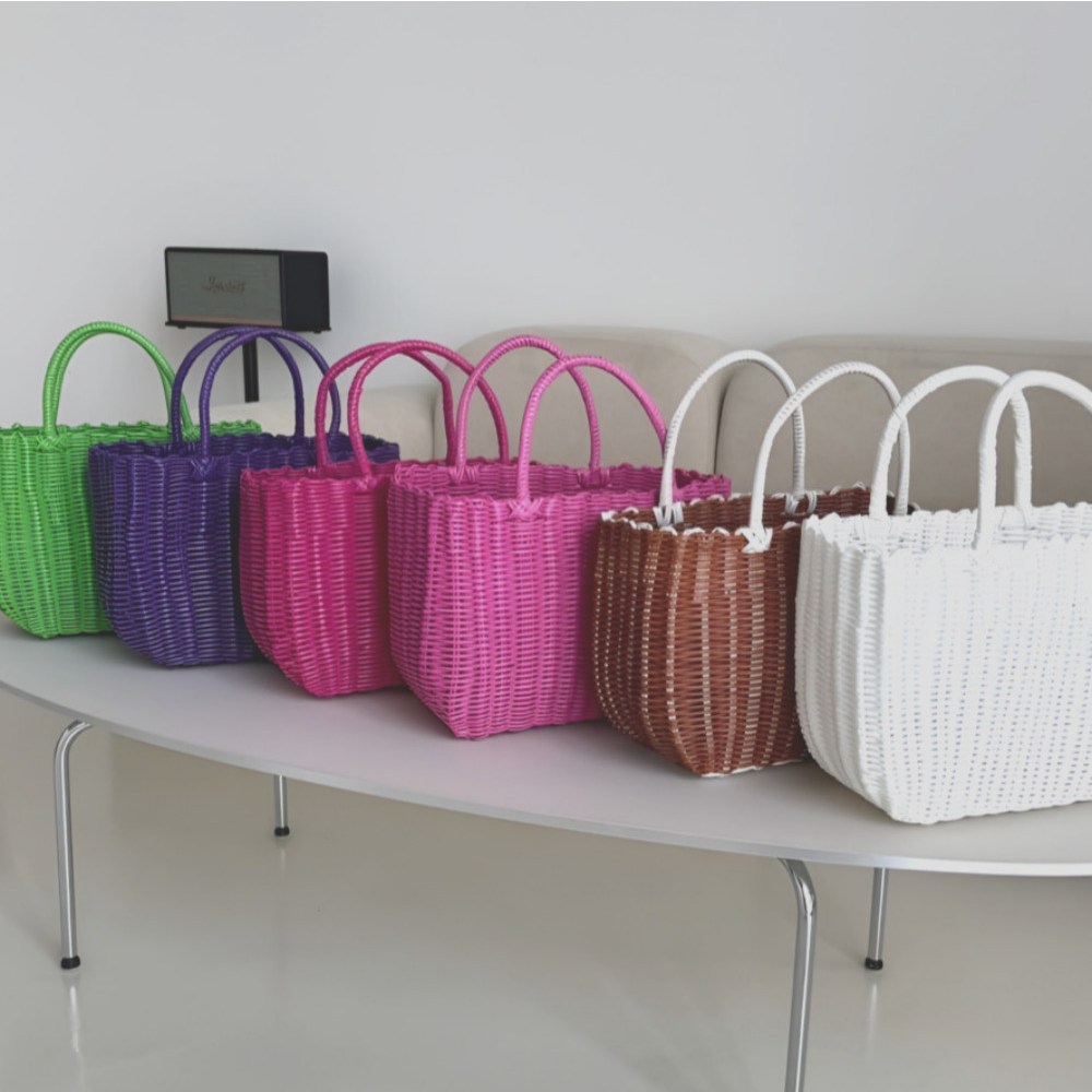 [블랑시아] 최화정 빨대가방 라탄백 스트로우백 5color 15,800원