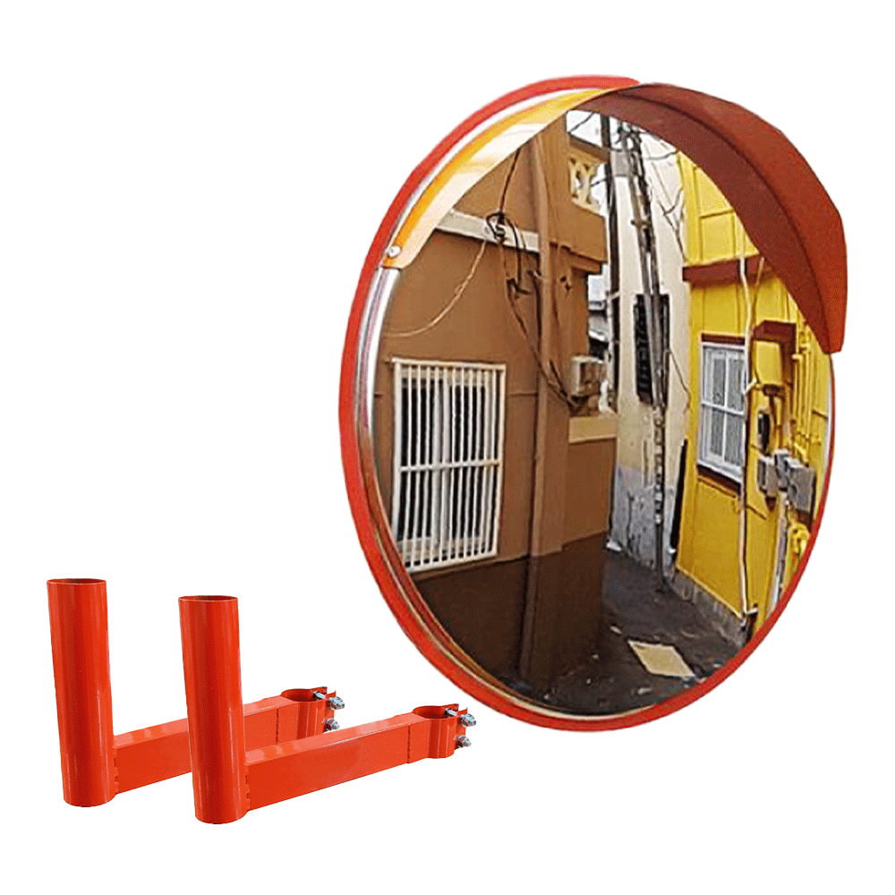 스텐반사경 1000파이 양날개브라켓 세트(반사경2개+브라켓1세트), 반사경(주황)+브라켓(스틸), 1세트 400,000원