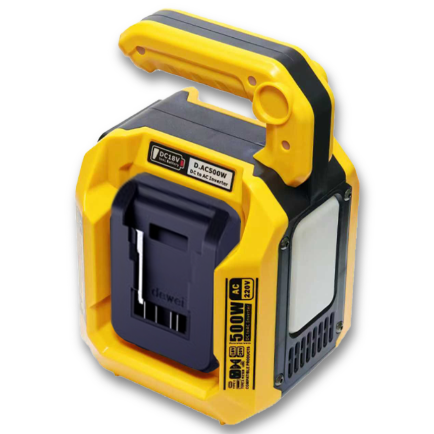 호환 디월트 파워뱅크 500w 인버터 무선 휴대용 공구용 배터리 충전 전원 인버터 발전기 스테이션 2구 123,000원