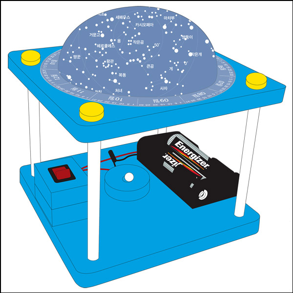 과학교구사계절 별자리와 태양계 행성 투영기(1인용)-ZHB과학키트, 과학실험세트,우주,로켓, 6,500원
