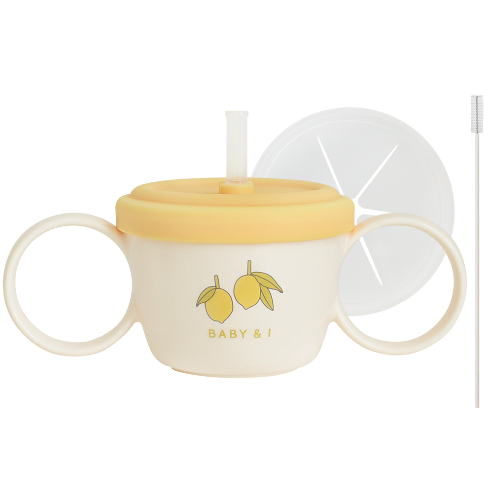 베이비앤아이 역류방지 양손 크림 스낵 앤 빨대컵 7,100원