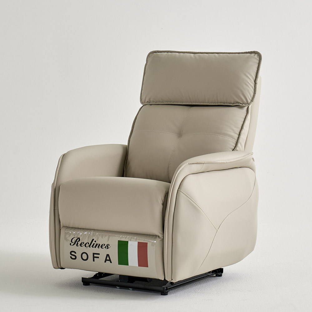 파로마 카밍 1인 리클라이너 실리콘레더 조야 패브릭 소파 제로월, 가죽형 오트밀 299,000원