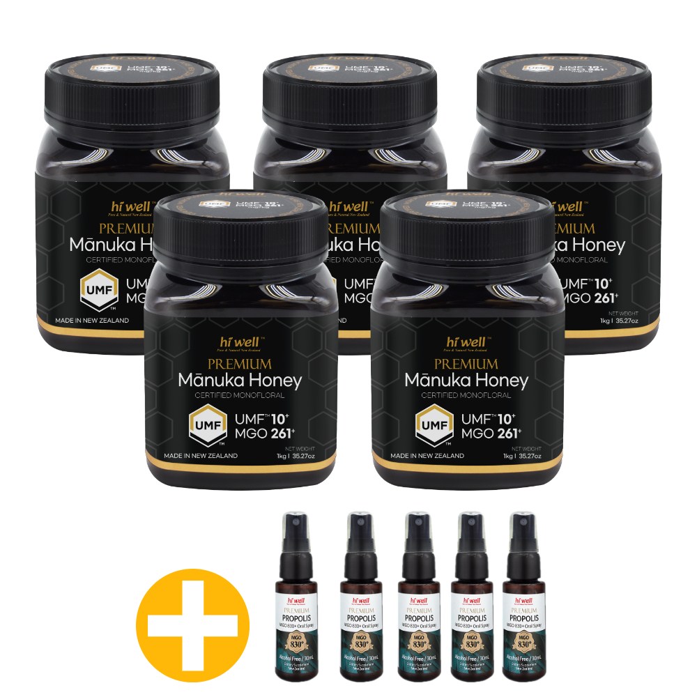 하이웰 프리미엄 마누카 꿀 허니 UMF10 1kg 5개 천연 뉴질랜드 마누카꿀, 5개, 1kg 636,090원