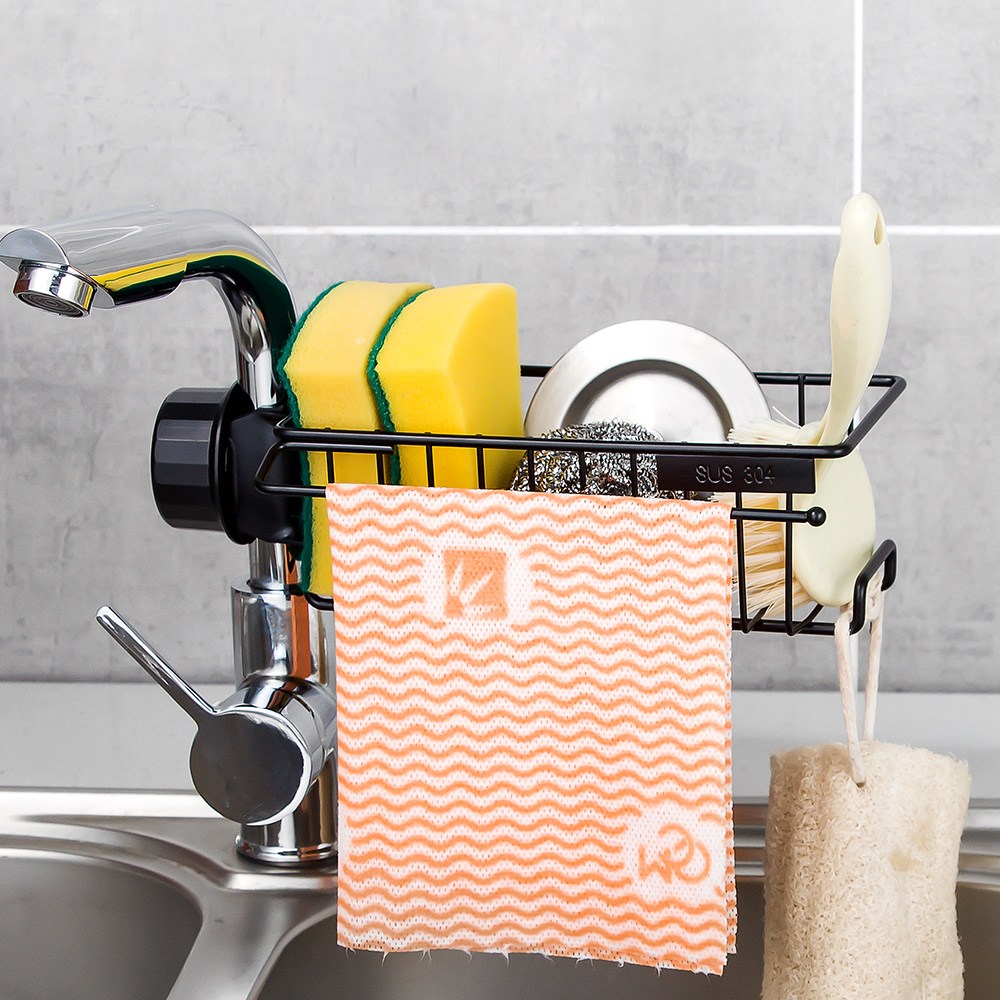 원기화  304 스테인리스 스틸  주방 수도꼭지 선반  수세미 거치대 14,950원