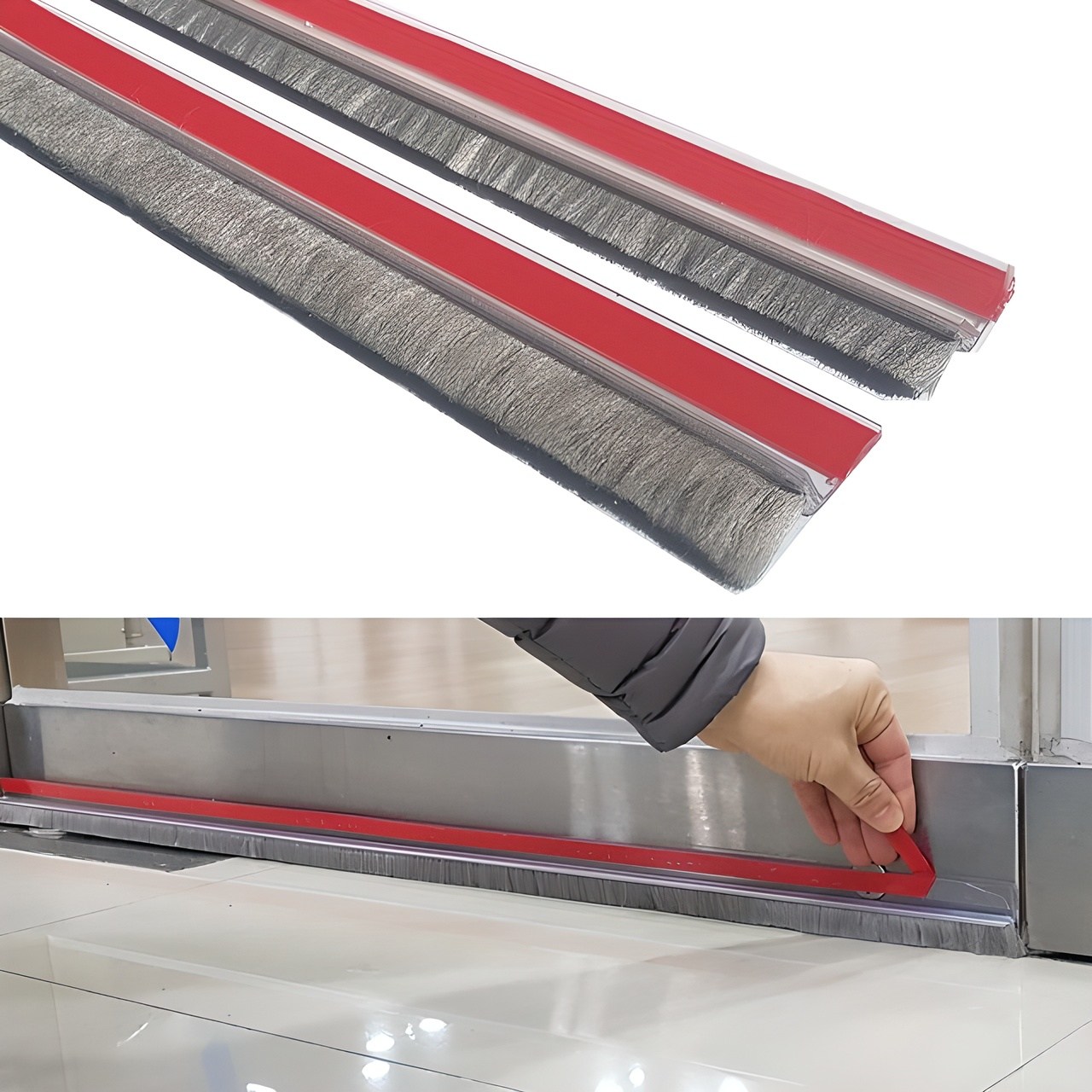 문풍지나라 상가유리문전용 (대) 문풍지 바람막이 1M 22,000원