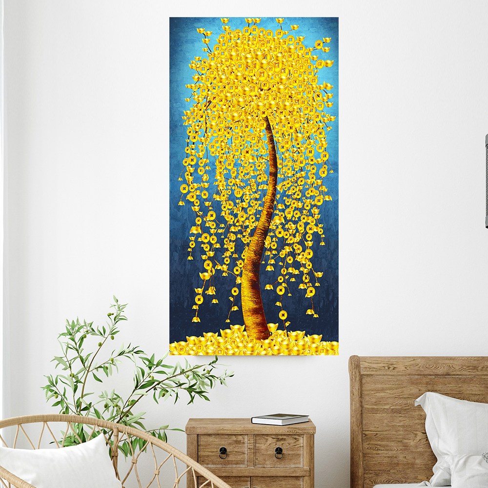 돈 들어오는 황금 돈나무 그림 액자 재물운 금전운 행운 풍수 인테리어 104,900원