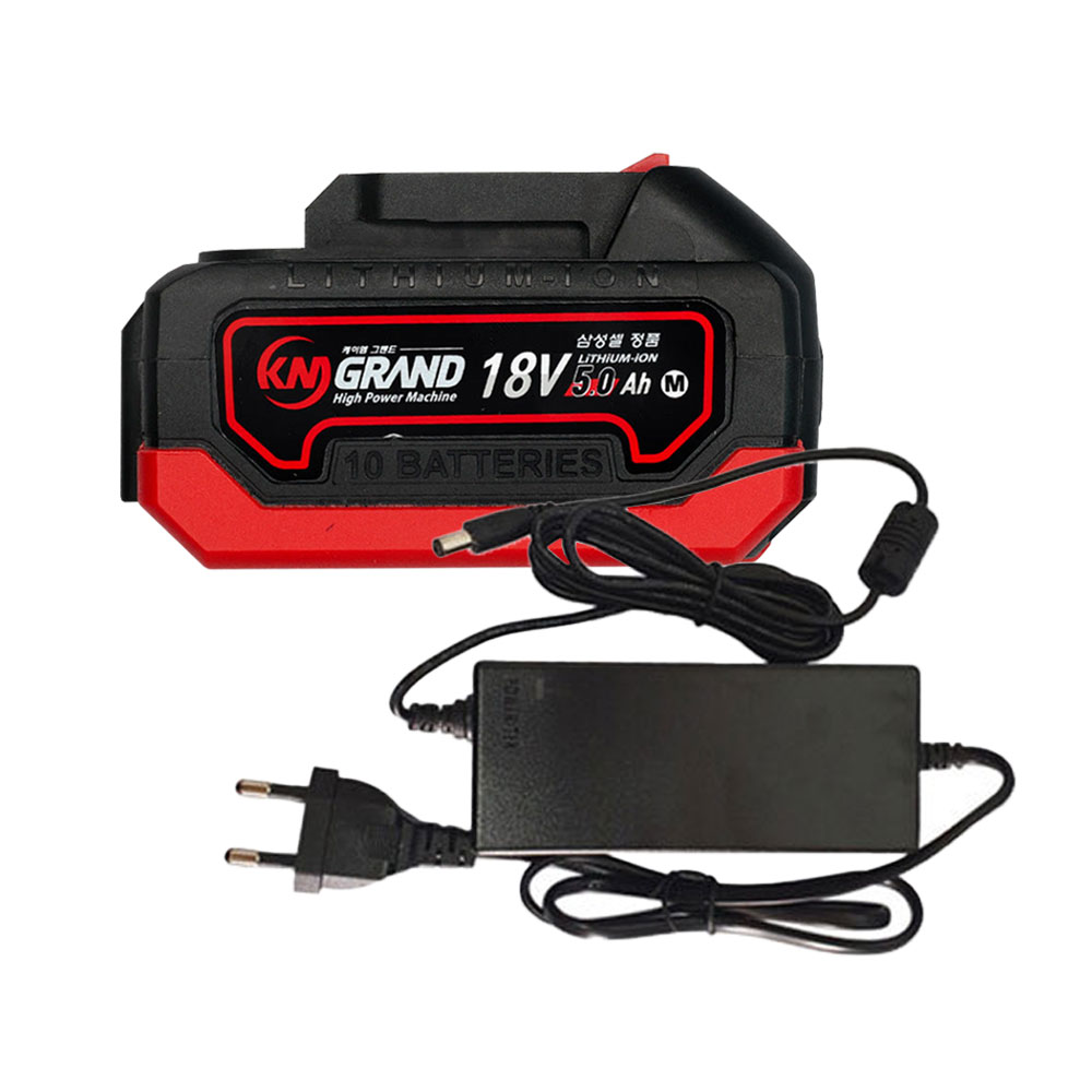 케이엠그랜드 DC 18V 5Ah 삼성SDI 정품셀 배터리 DC용 충전기 세트 TS-1850DS 78,000원