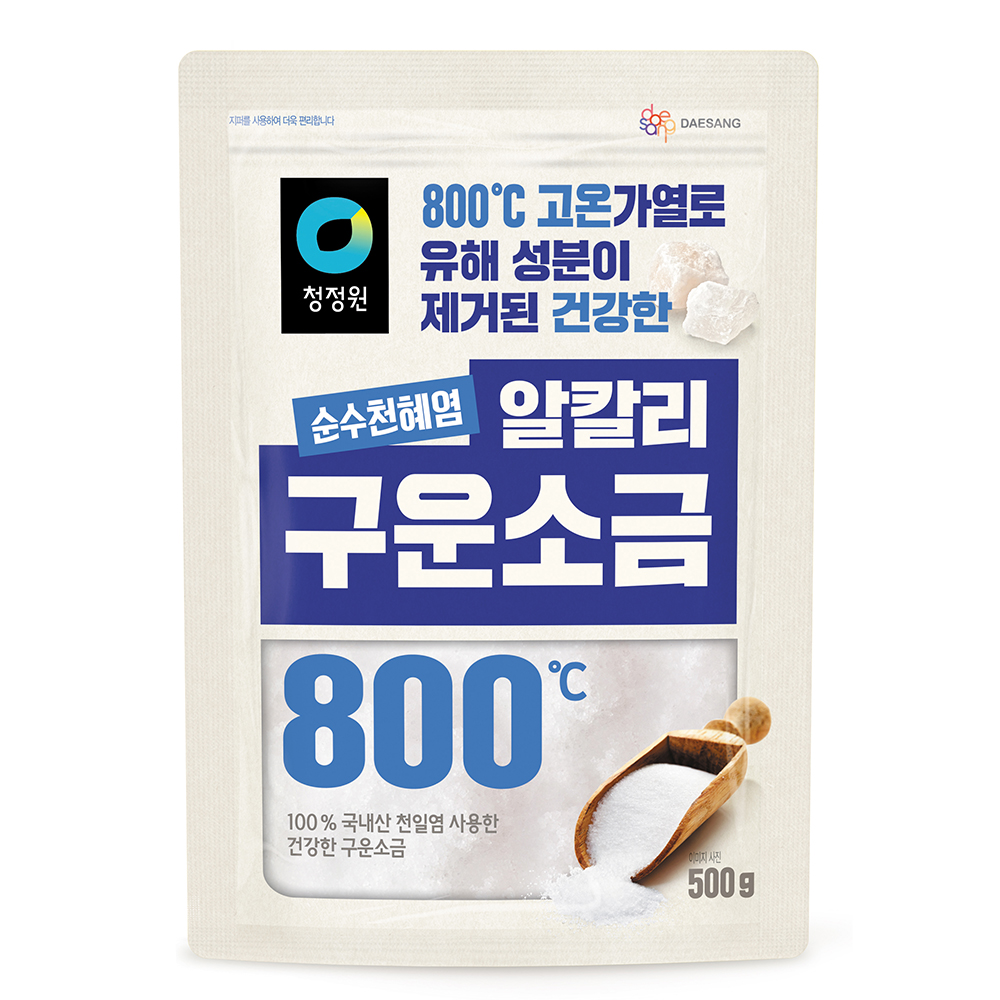 청정원 순수천혜염 알칼리 구운소금 4,420원