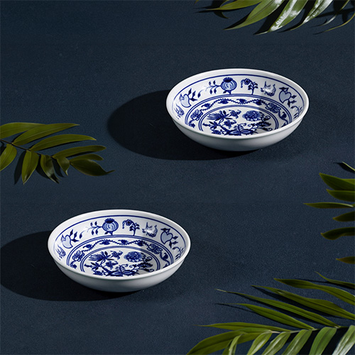 체스키포슬란 쯔비벨무스터 찬기 14cm CB464, 혼합색상, 2개 34,000원