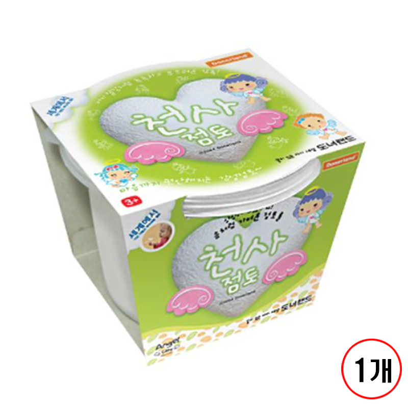 천사점토 140g 벌크(도너랜드), 화이트, 1개 26,040원