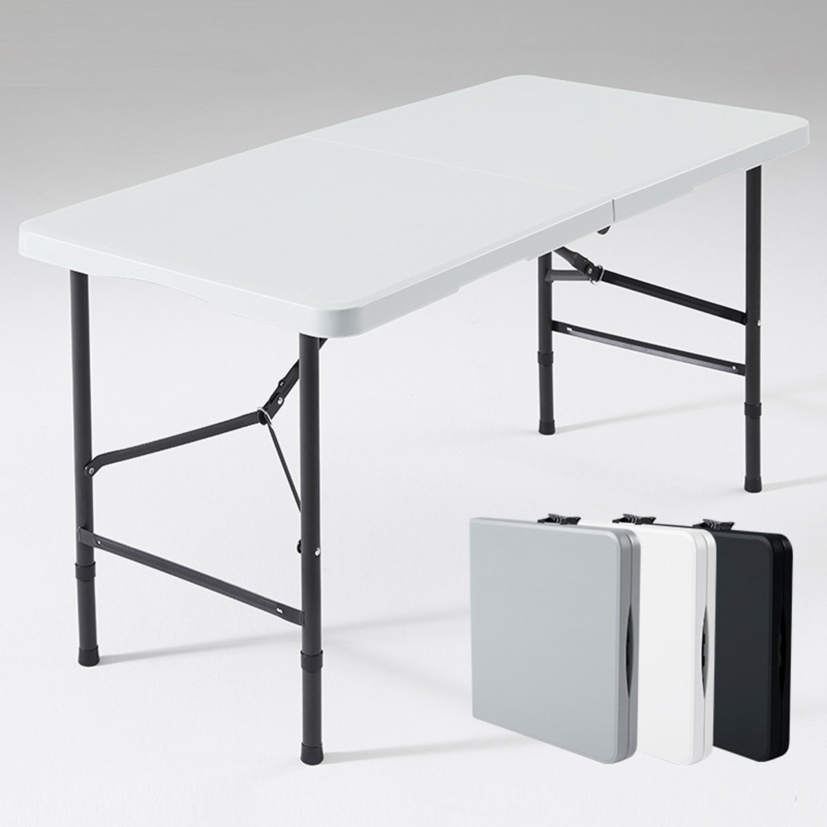 TANI 아웃도어 브로몰딩 4단 높이조절 접이식테이블 120*60CM, 화이트 37,900원