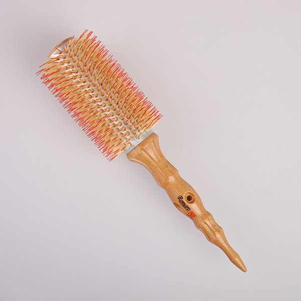 지앤그린 로마로 미용실 롤빗 머리빗 깡포킹 돈모 열판 가시롤 헤어 뿌리볼륨 드라이 롤브러쉬, 1개, D(7호)실버-열판돈모롤브러쉬 35,000원