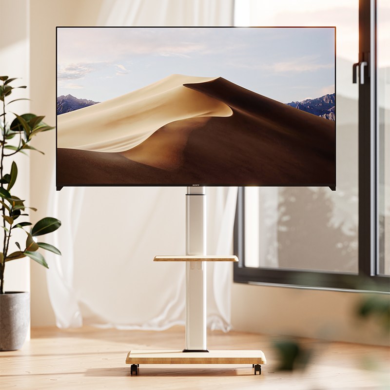 tv스탠드 이동식tv거치대 26-75인치 40KG 티비거치대, 1개 39,800원