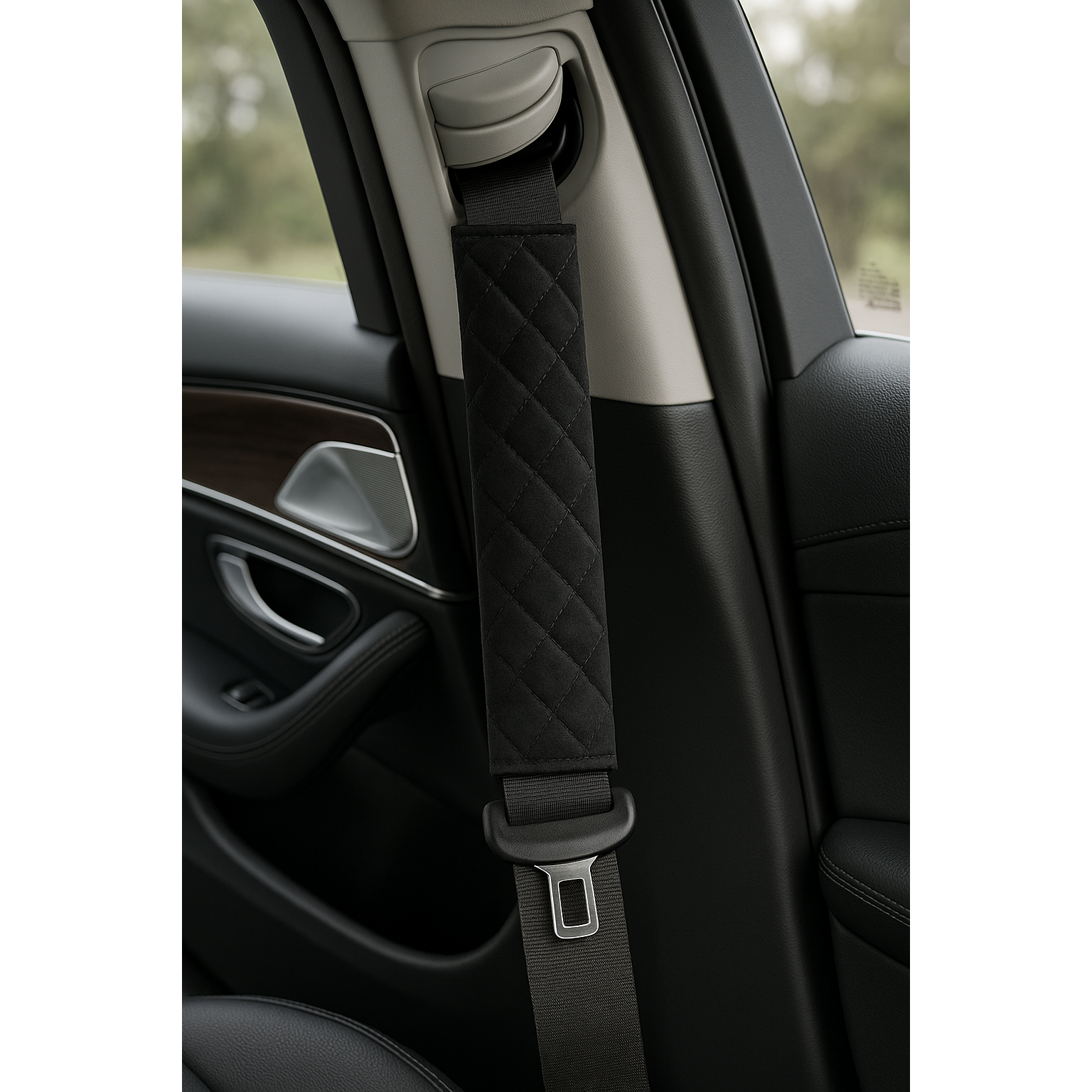 넥스트픽 안정포근 안전벨트 커버, 1개, 블랙 20,000원