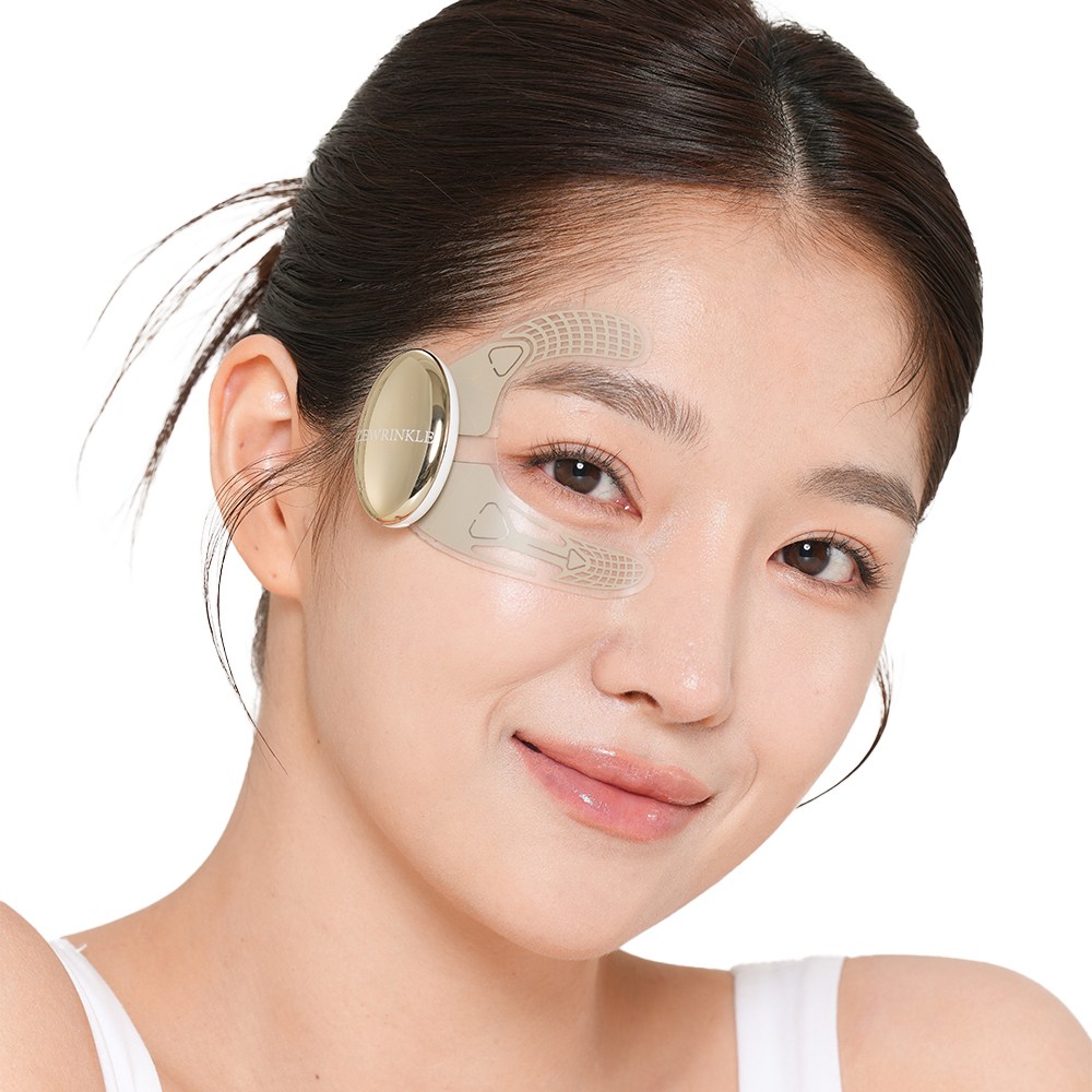 제링클 눈가 눈밑 주름 고주파 마사지기 얼굴 팔자 패치 리프팅 피부관리기 뷰티디바이스, 1개, 제링클 눈가 마사지 111,000원