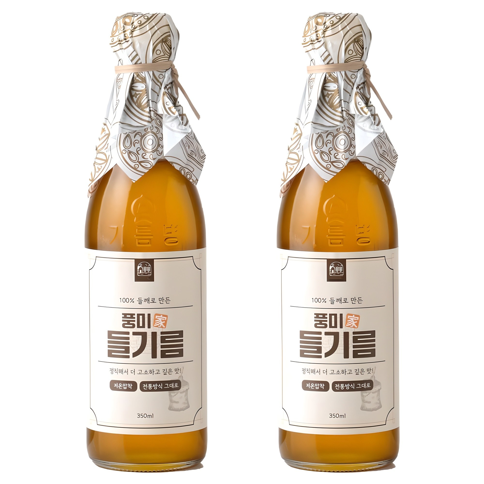 풍미가 저온 압착 들기름/참기름 (360ml/700ml) 정직해서 고소하고 깊은 맛, 2개, 350ml 23,870원