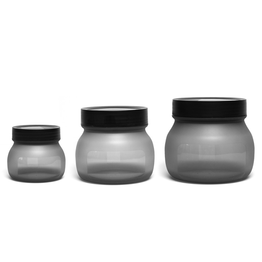 델리원 Flexi Jar V1 플래티넘 실리콘 보관용기 차콜 3종 세트, 1세트, 380ml + 600ml + 1000ml 29,900원