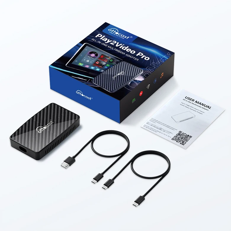 오토캐스트 플레이2비디오 프로 차량용 안드로이드 AI 박스 무선 카플레이 오토 어댑터 넷플릭스 앱 지원 79,200원