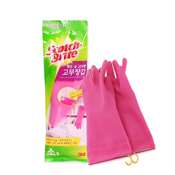 [3M]황토숯 고리형 고무장갑(소), 단일 색상, 소(S), 1개 6,500원
