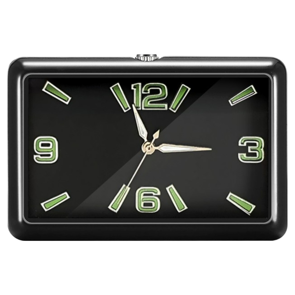 뭉구카 Lark 차량용 미니 아날로그 쿼츠 시계 대시보드 장식 고급스러운 디자인 블랙 H-136 19,000원