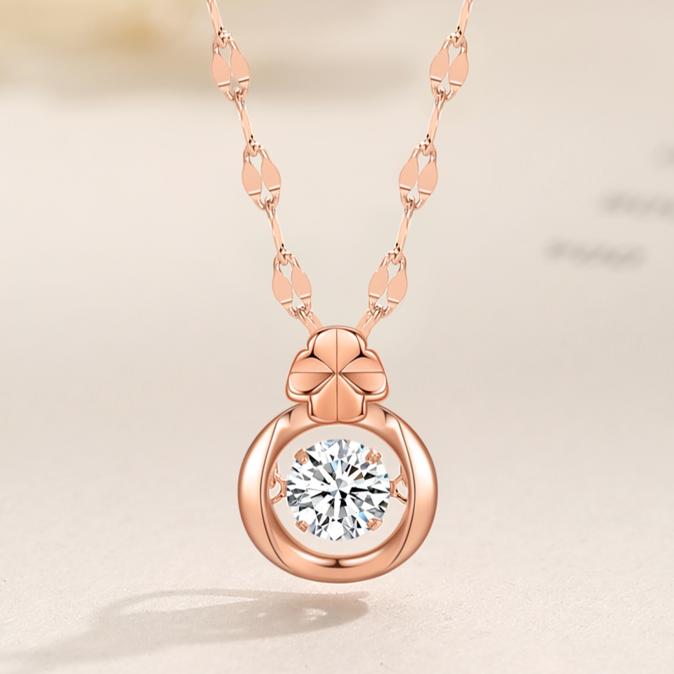 여성용 18K 도금 네잎클로버 샤이니 목걸이 26,600원