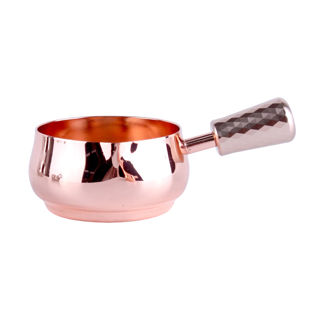 304 스테인레스 다이아 그립 손잡이 샷잔 커피 에스프레소 다용도 벨크리머, 1개, 로즈골드60ml 8,800원