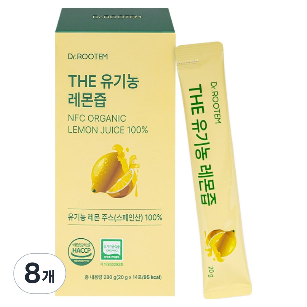 닥터루템 정품 THE 유기농 레몬즙 스틱, 20g, 112개 38,340원