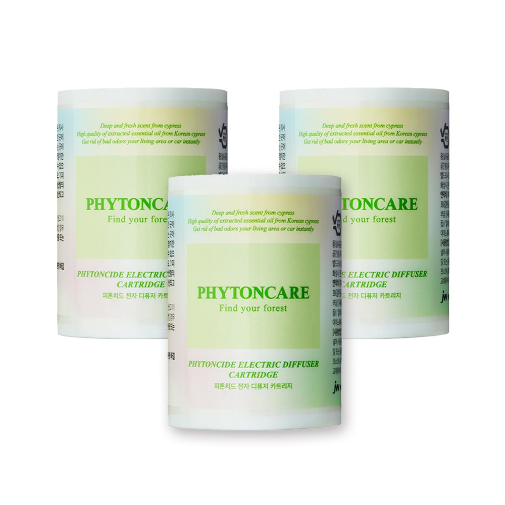 JW생활건강 피톤케어 차량용 방향제 리필 카트리지 3개, 3개, 피톤치드향 57,000원